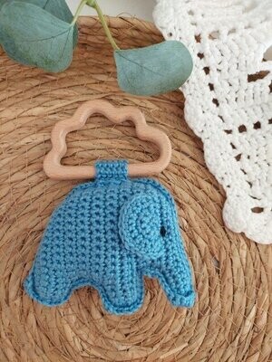 Rammelaar olifant | denim blauw