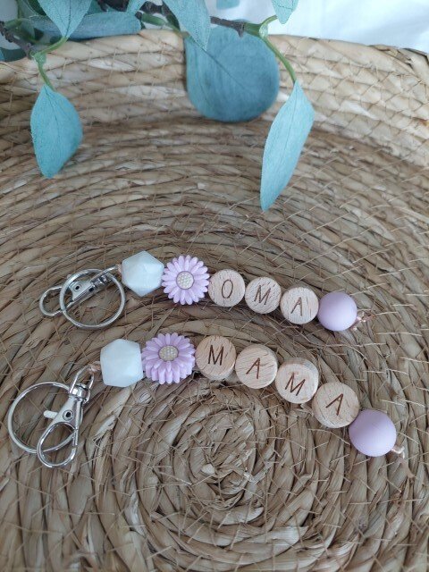 Sleutelhanger mama | madelief lila