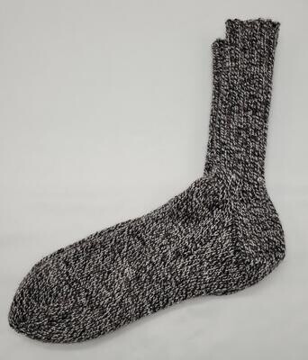 Noorse sokken zwart/wit/bruin