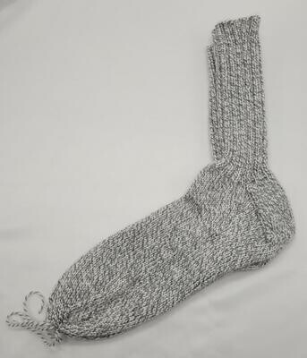 Noorse sokken wit/lichtgrijs