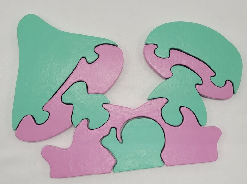 Paddenstoelen puzzel