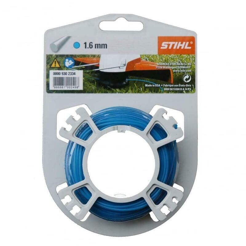 Stihl Strimmer Line Cord Round 1.6MM x 19M For Grass Strimmer &amp; Brushcutters