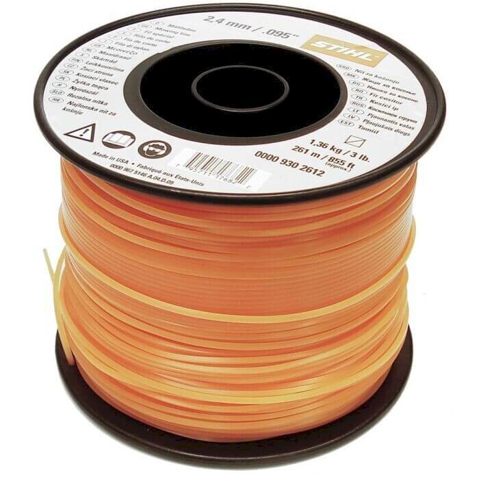 Stihl Strimmer Line Cord Square 2.4MM x 253M For Grass Strimmer &amp; Brushcutters