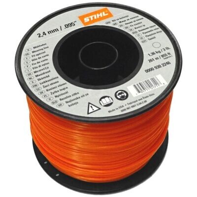 Stihl Strimmer Line Cord Round 2.4mm x 253M For Grass Strimmer &amp; Brushcutters