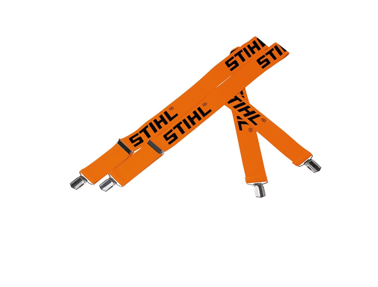 Stihl Braces With Clips Orange Small/ Medium