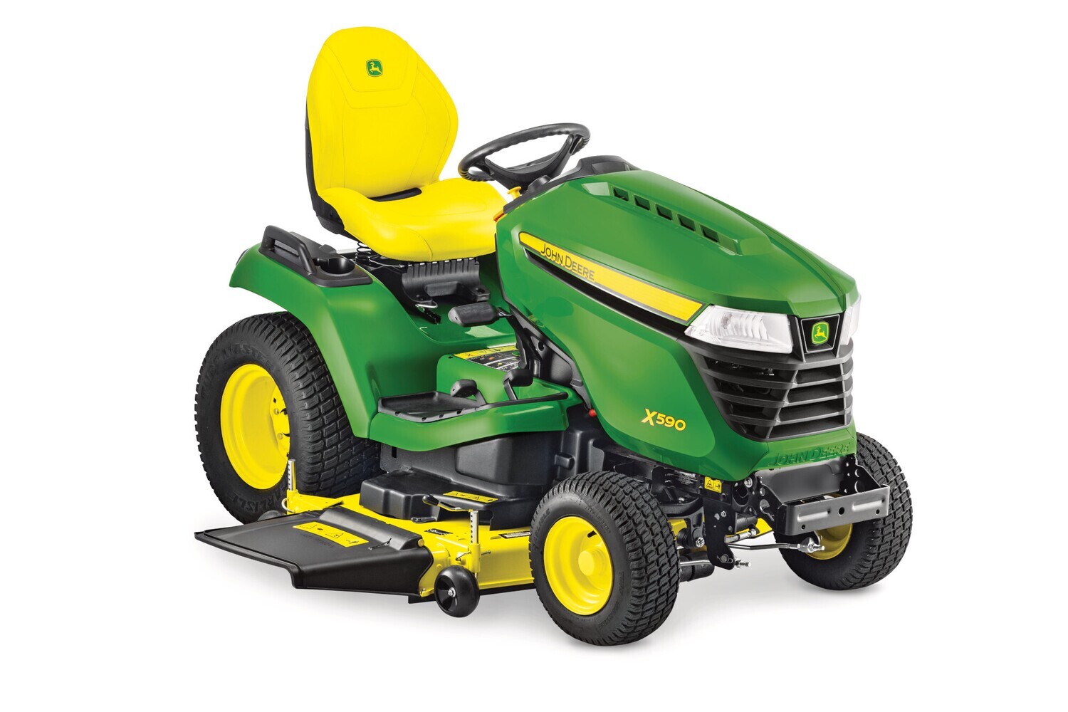 John Deere X590 Ride On Lawn Mower (less deck)