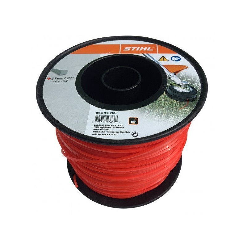 Stihl Strimmer Line Cord Square 2.7mm x 208m