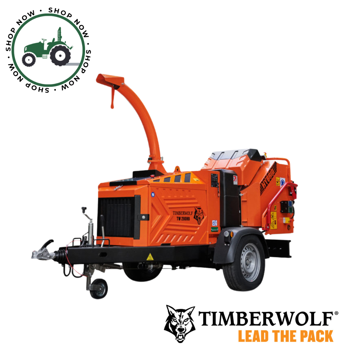 Timberwolf TW 280HBH Hybrid Wood Chipper