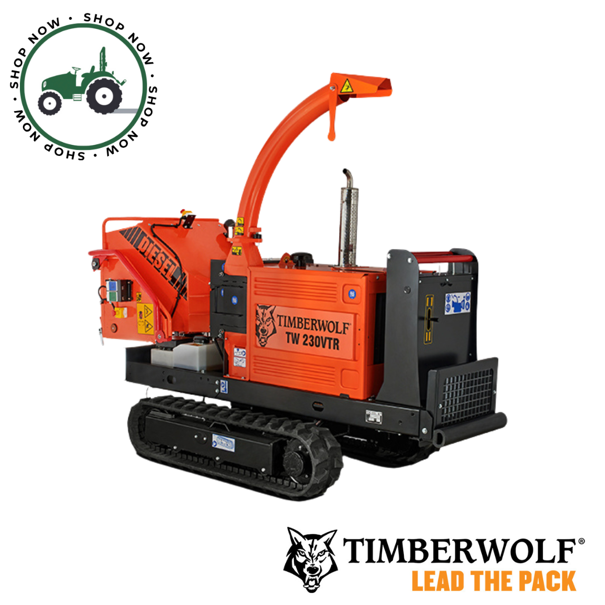 Timberwolf TW 230VTR Diesel Wood Chipper