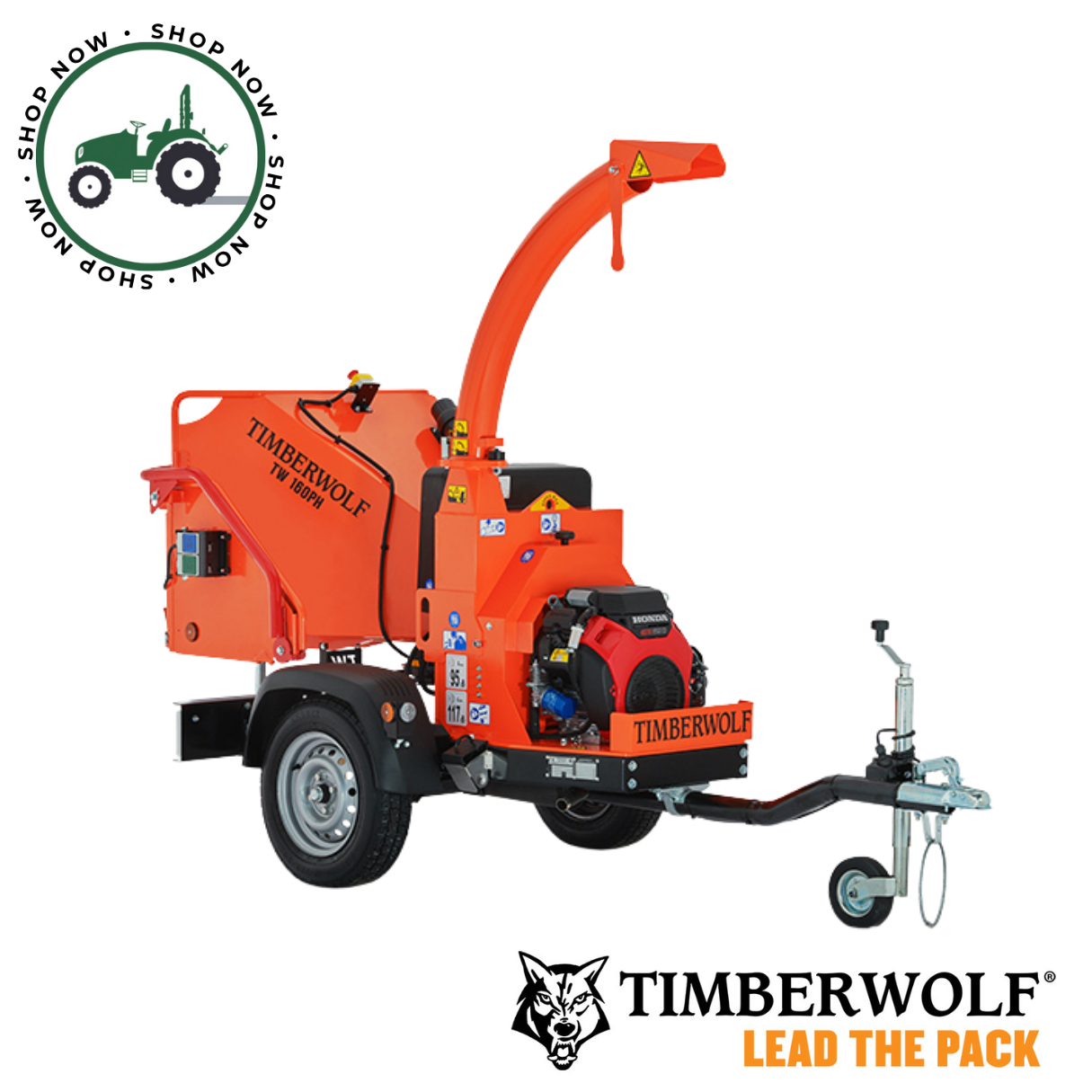 Timberwolf TW 160PH Petrol Wood Chipper