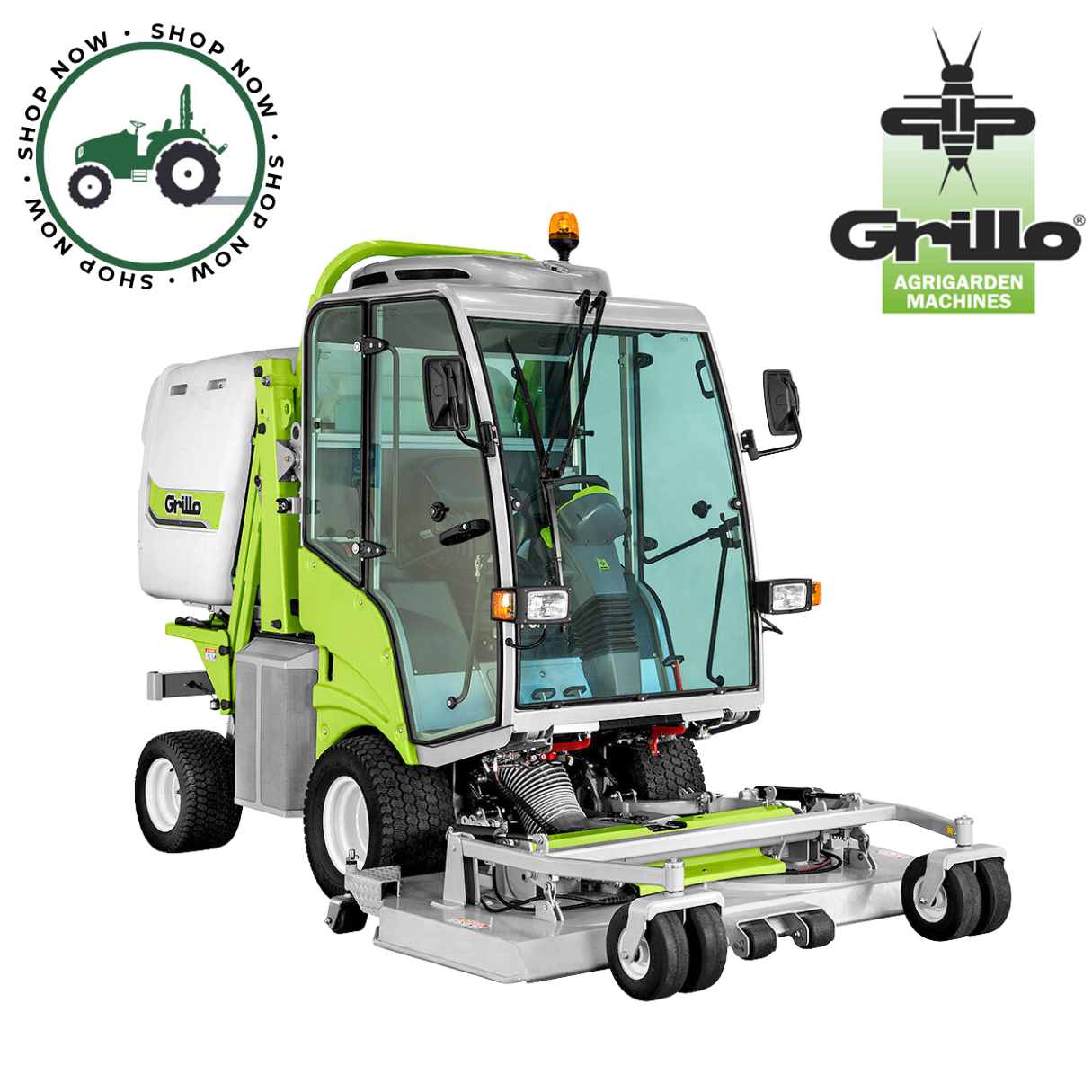 Grillo FD 2200 4WD with collection and heated cabin