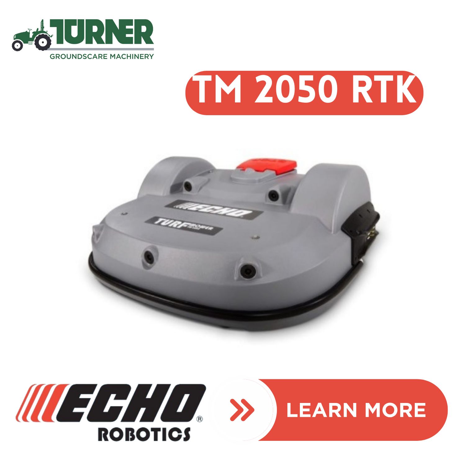 Echo TM 2050 RTK Low cut slope Commercial Fairway Robot Mower