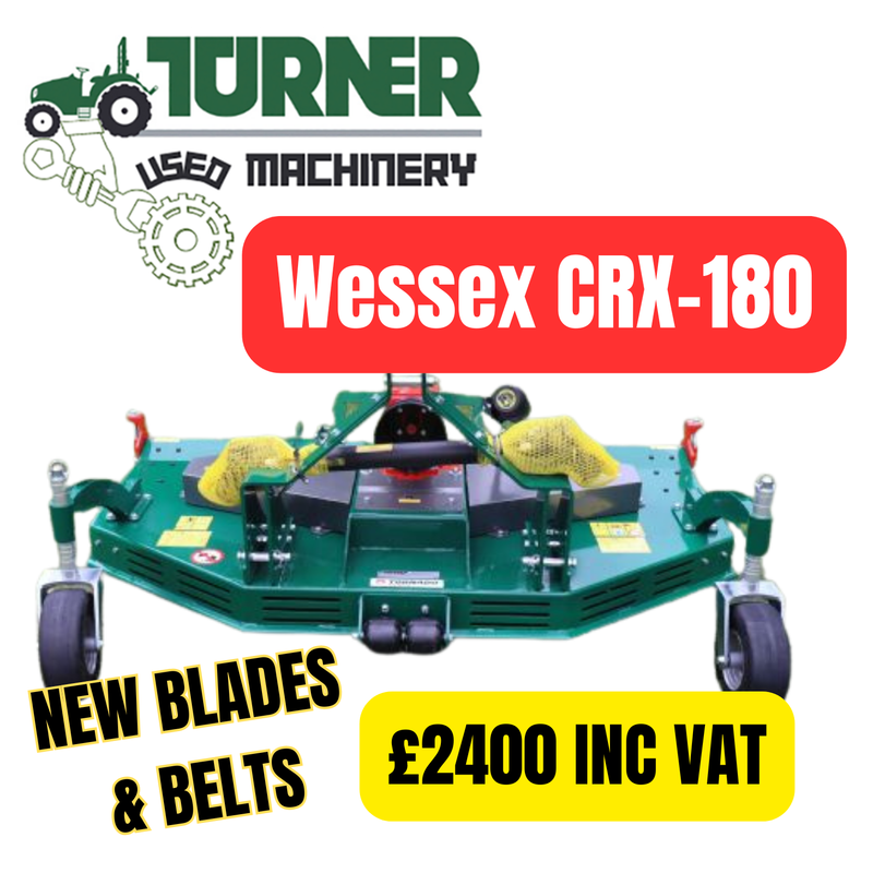 USED Wessex CRX-180 Rigid Deck Mower