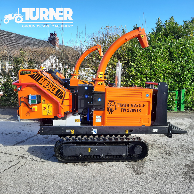 Used EX DEMO Timberwolf TW 230VTR Diesel Wood Chipper
