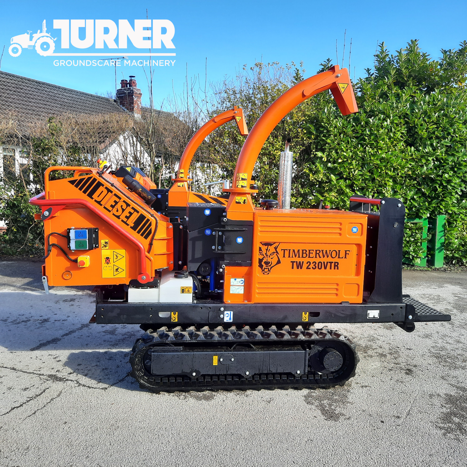 EX DEMO Timberwolf TW 230VTR Diesel Wood Chipper