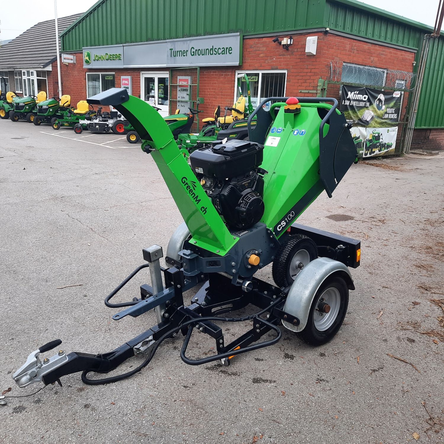 Used GreenMech CS100 Chipper