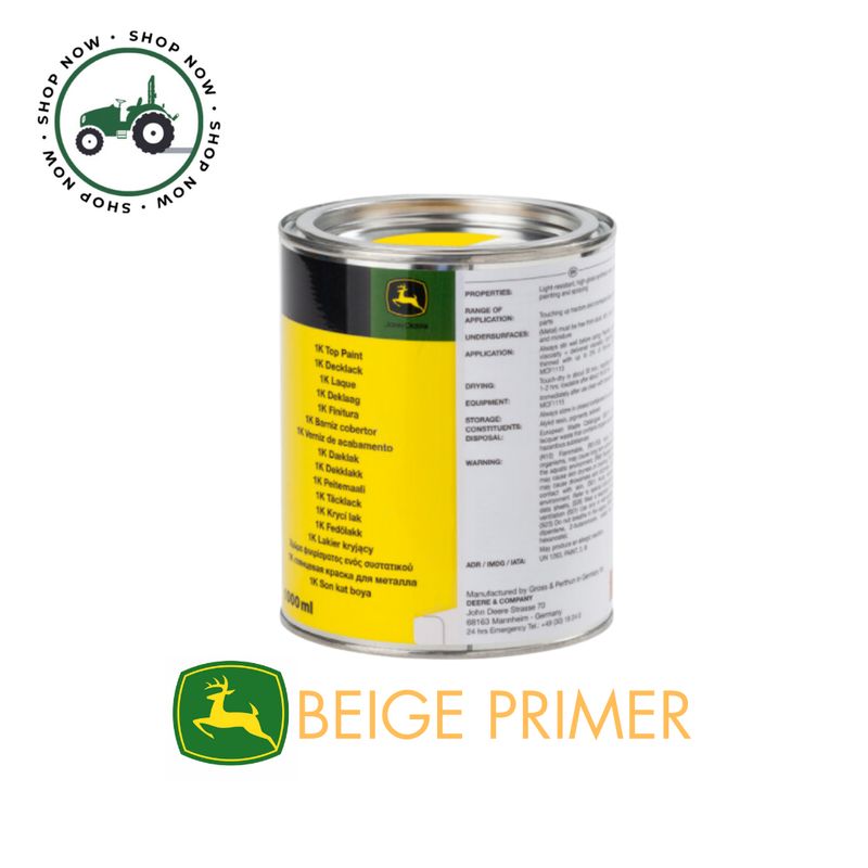 John Deere Beige Primer 1L Tin