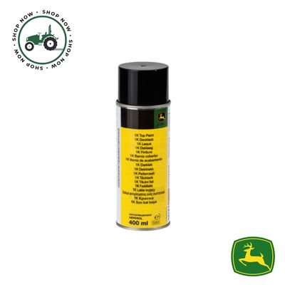 John Deere Black Spray Paint - 400ml