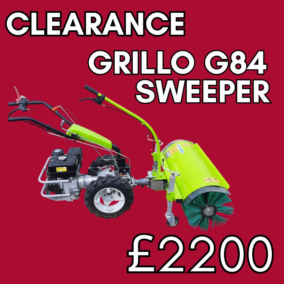 USED Grillo G84 Powered Sweeper-CLEARANCE