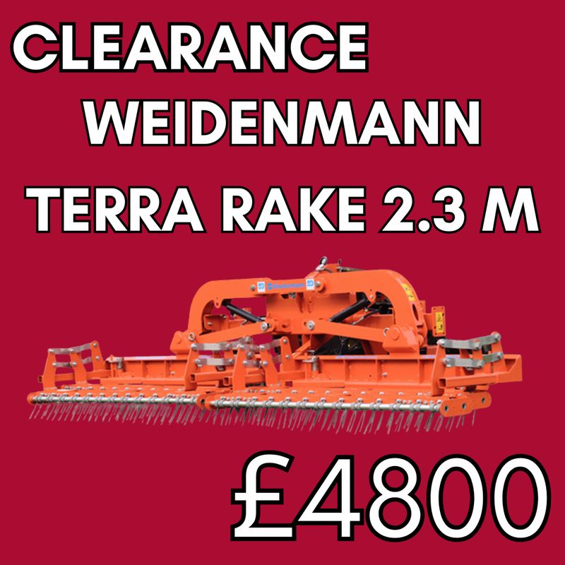 Wiedenmann Terra Rake 2.3m STOCK CLEARANCE