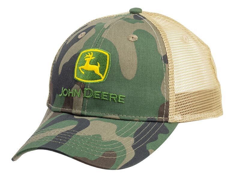 John Deere Camo Trucker Cap John Deere Camo Trucker Cap