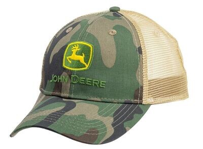John Deere Camo Trucker Cap John Deere Camo Trucker Cap