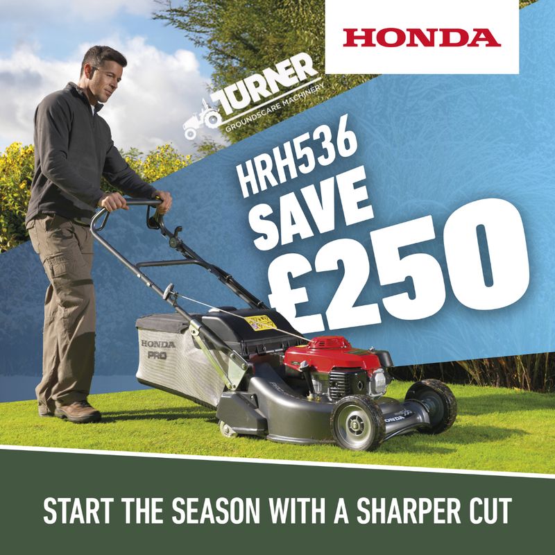 Honda HRH 536 HX Professional Roller Lawn Mower