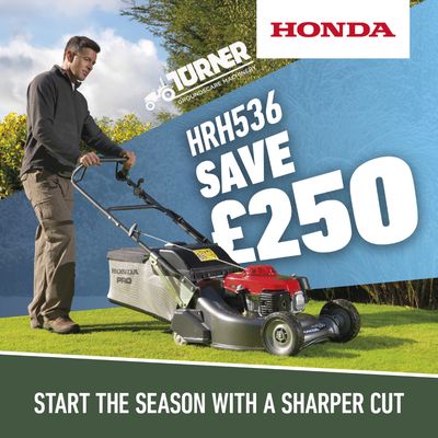 Honda HRH 536 HX Professional Roller Lawn Mower