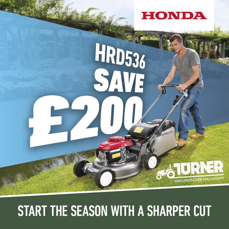 Honda HRD536 QX 53cm Professional Roller Mower