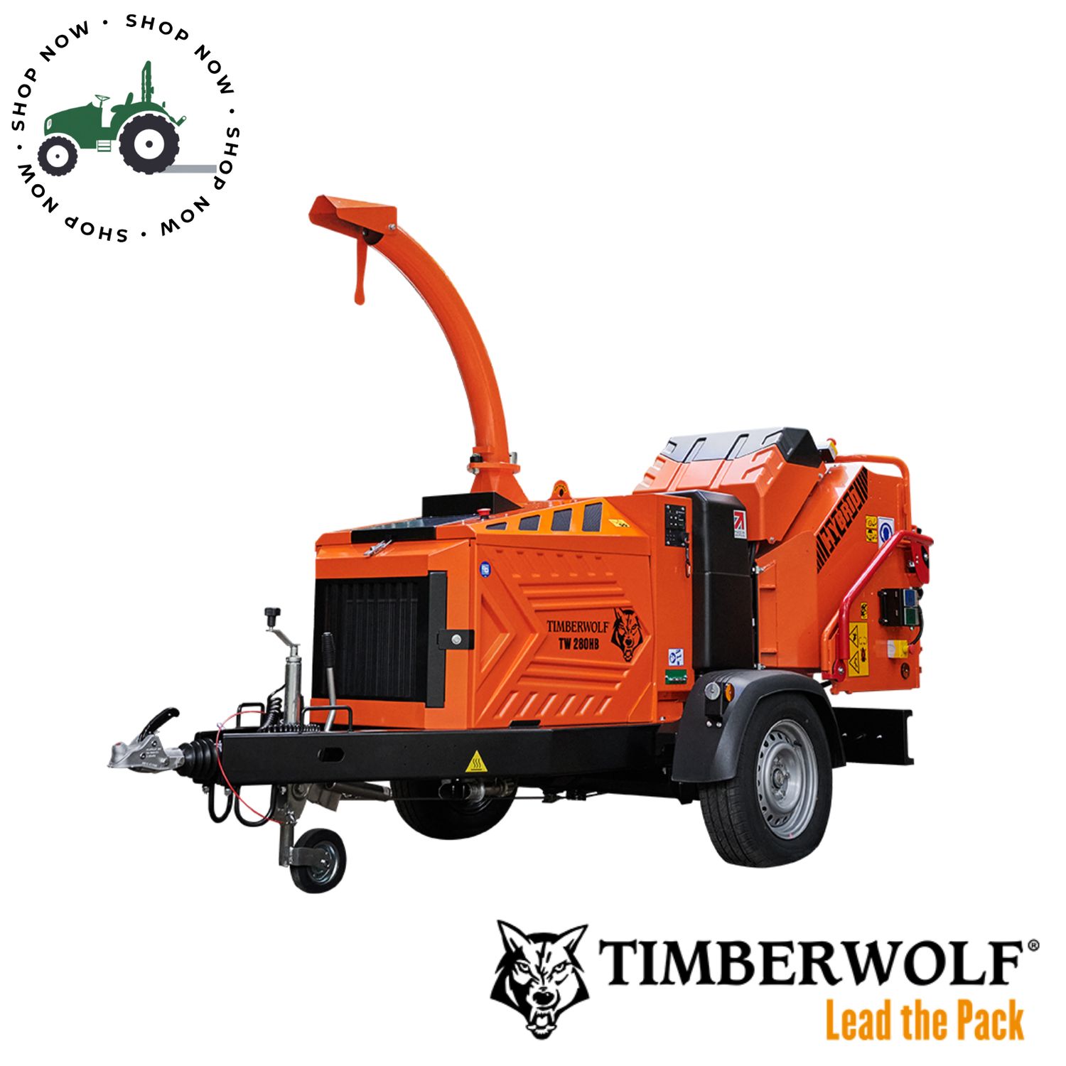 Timberwolf TW 280HB Hybrid Wood Chipper