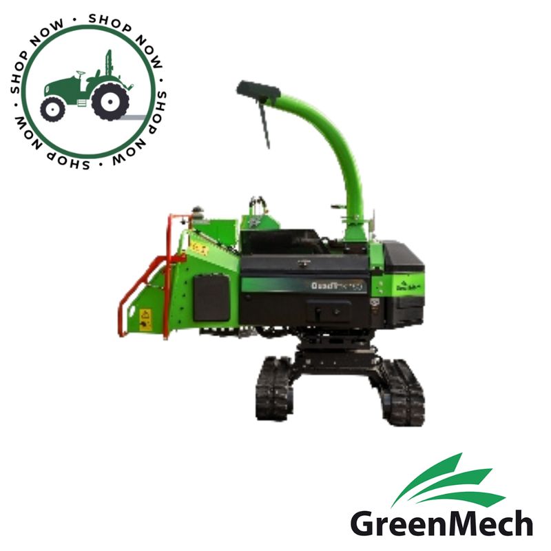 Green Mech QuadTrak 160D Wood Chipper Green Mech QuadTrak 160D Wood Chipper