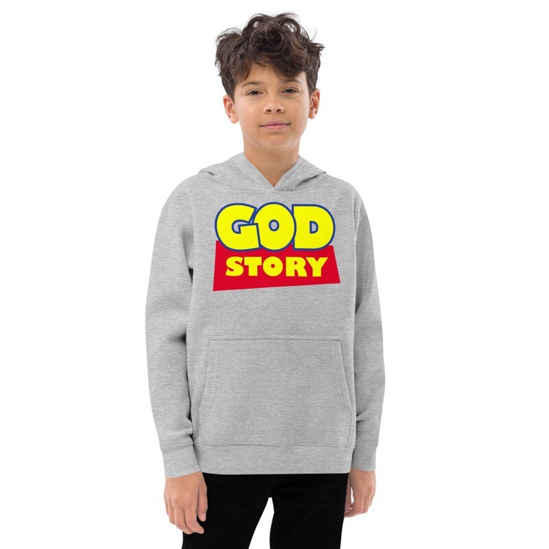 God Story Kids fleece hoodie