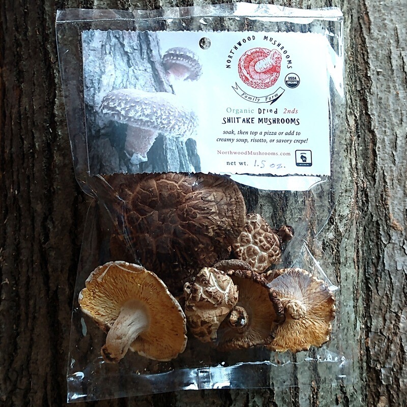 Dried Mushrooms 1-1/2 oz. - Shiitake Seconds