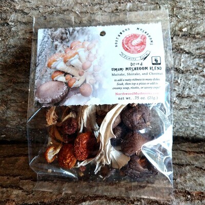 Dried Mushrooms 3/4 oz. - Umami Blend