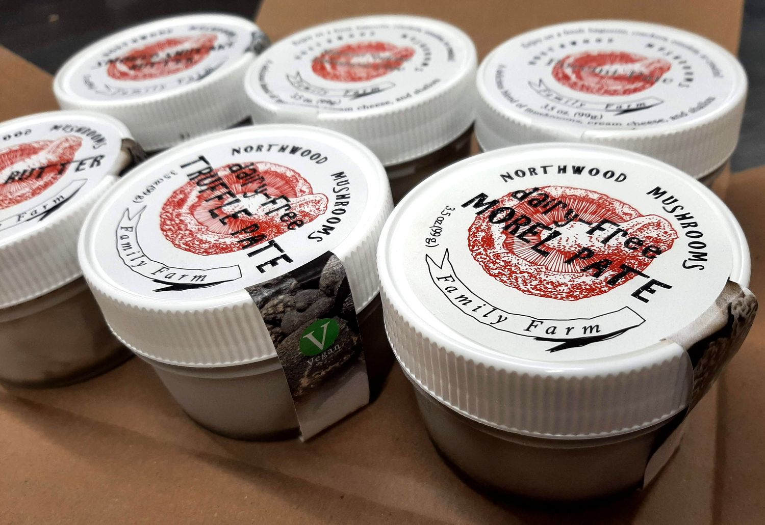 Mushroom Pate and Butter flight - 6 jars - local only