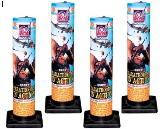 Paratrooper In Action-4 Pack