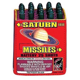 Saturn Missile 25 Shot - 4 pack