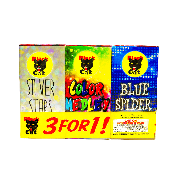 Black Cat 3 For 1! Fountains