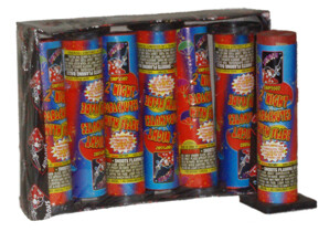 2 Night Parachutes w/Flare - 6 Pack