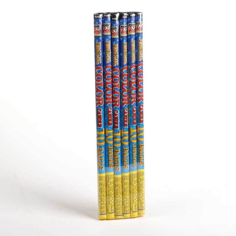 Shogun Magical Color 10 Ball Candle