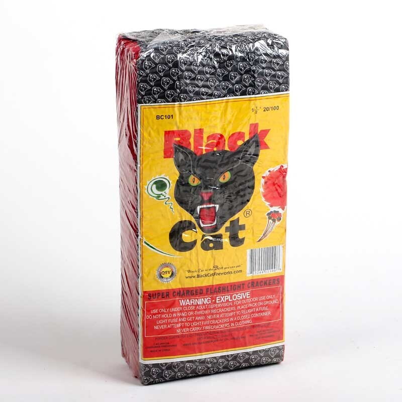 20-100 Black Cat Firecrackers PACK