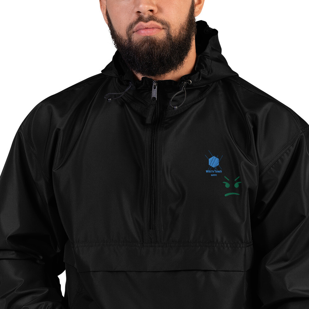 Embroidered Champion Packable Jacket x mad face