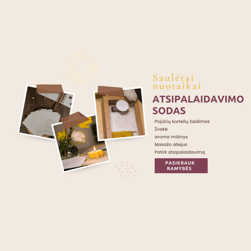 Dėžutė „Atsipalaidavimo sodas vasara“