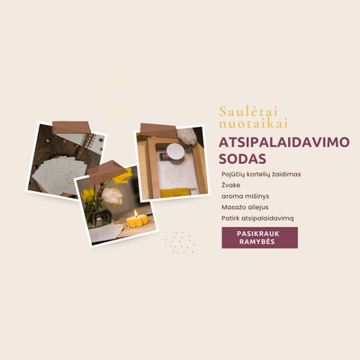 Dėžutė „Atsipalaidavimo sodas vasara“