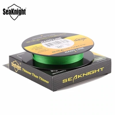 SeaKnight Brand NANO Series Fishing Lines 100M 300M 4 Strands Braided Line Multifilament PE Fishing Line 4 6 8 10LB 0.07-0.12mm