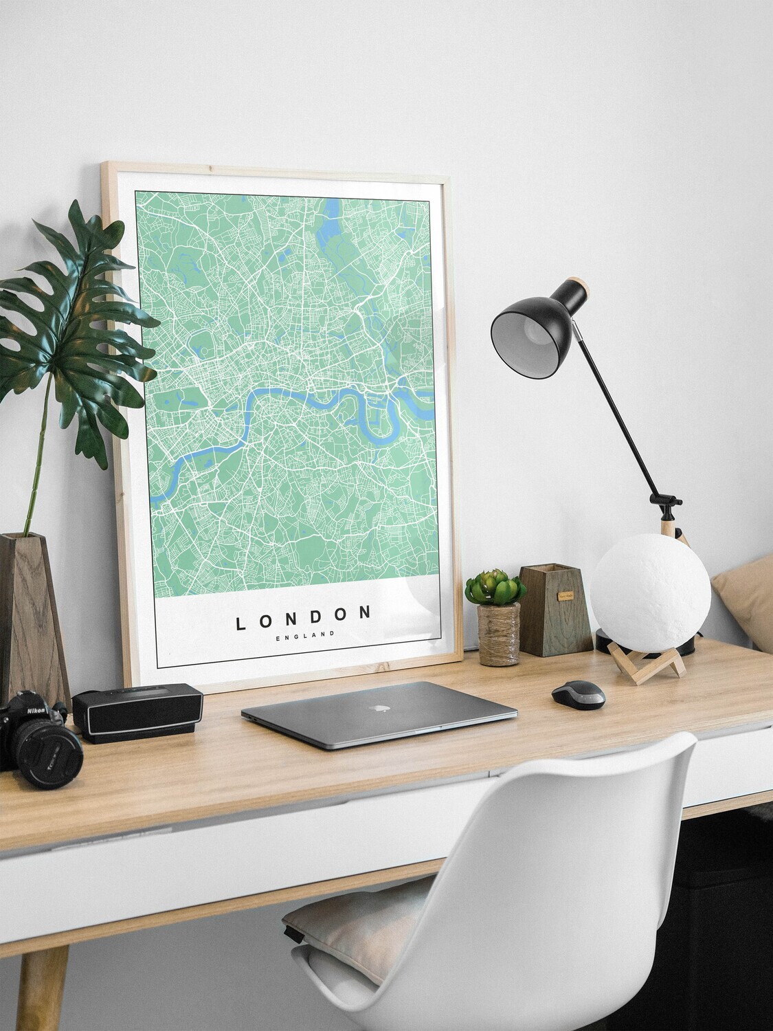 City Map - Green Color