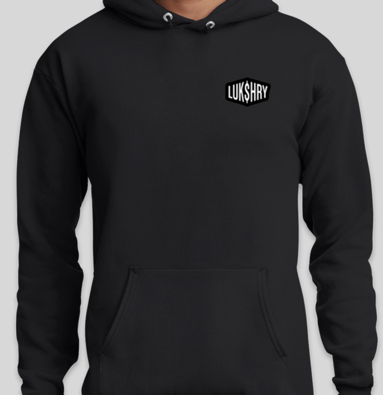 black hoodie