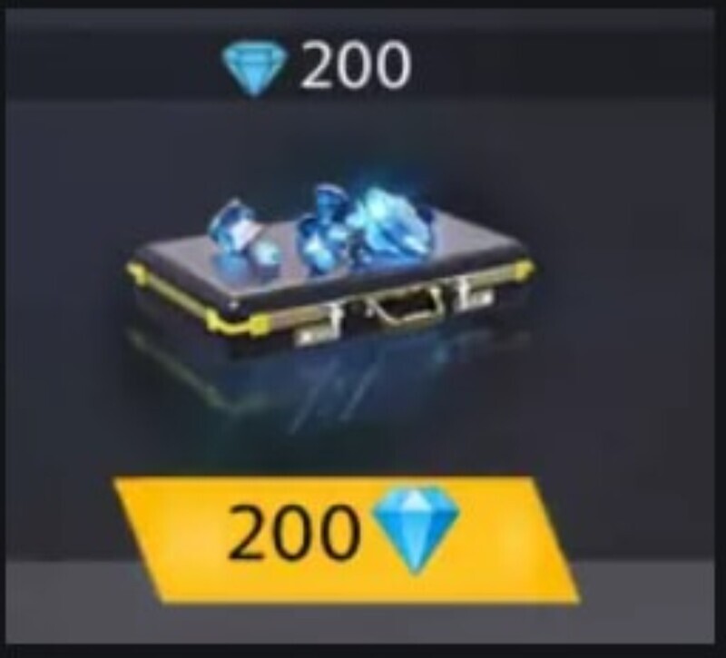 Free fire 200 diamonds topup via login