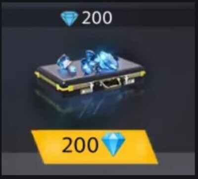 Free fire 200 diamonds topup via login
