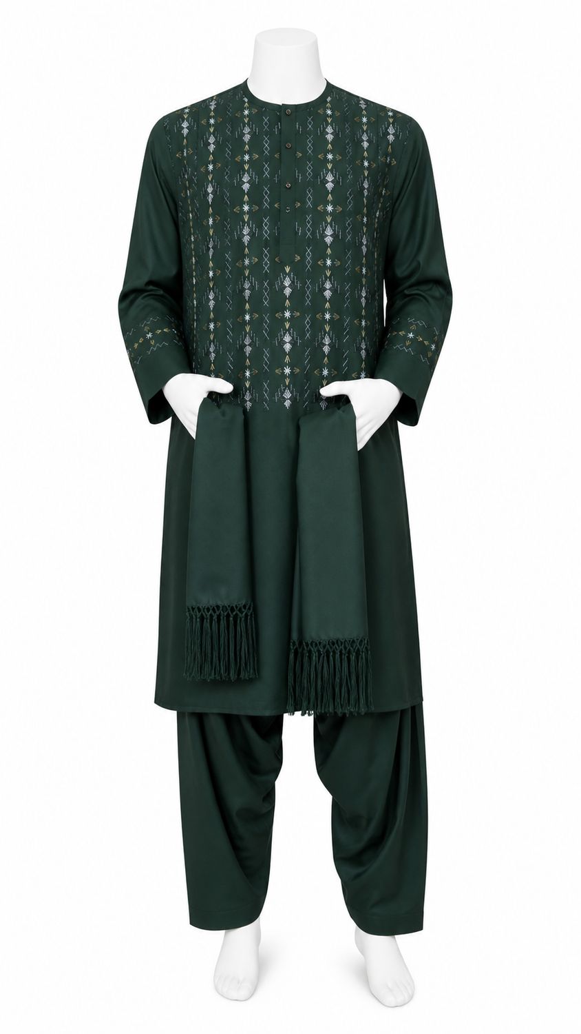 Traditional Afghan men’s clothing